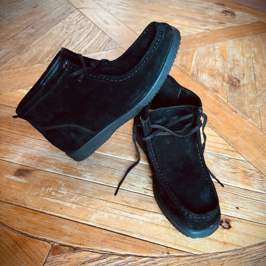 Brand New All Black Hush Puppies